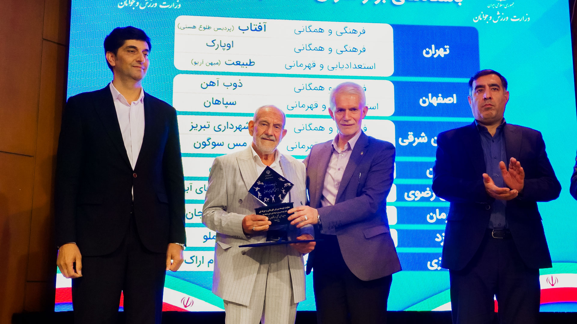 مجموعه ورزشی بین‌المللی آفتاب عنوان برترین باشگاه کشور را کسب کرد