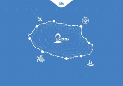 بلو، حامی ماراتن بزرگ کیش شد