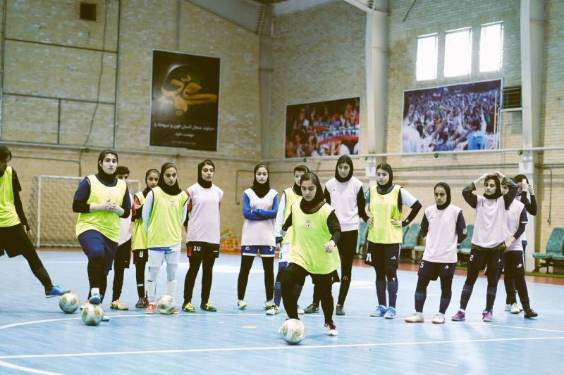 گزارش تصویری/ تیم ملی فوتسال بانوان