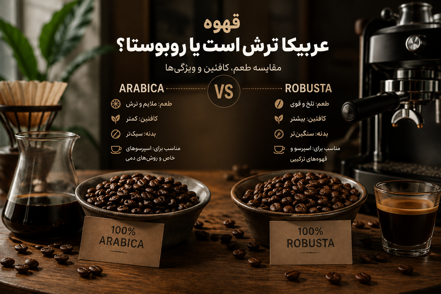 آیا ترشی قهوه عربیکا طبیعی است؟